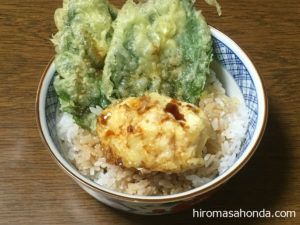 リベンジ |『食戟のソーマ』に出てきた、「ゆきひら流 鶏卵の天ぷら丼」を作ってみた  | 2回目